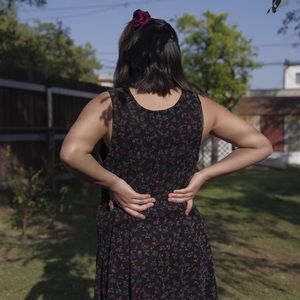 Size Small - Vintage Corduroy Dress.